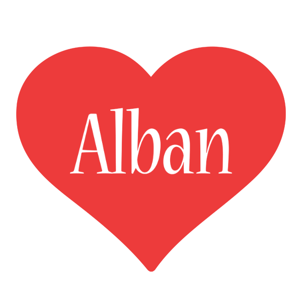 Alban love logo