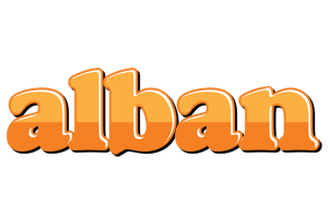 Alban orange logo