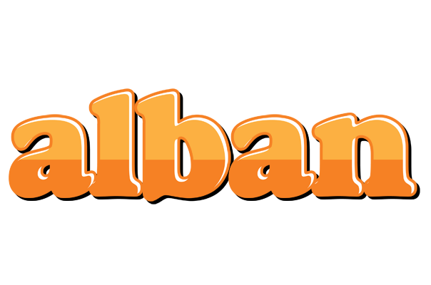 Alban orange logo
