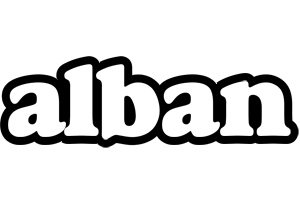 Alban panda logo