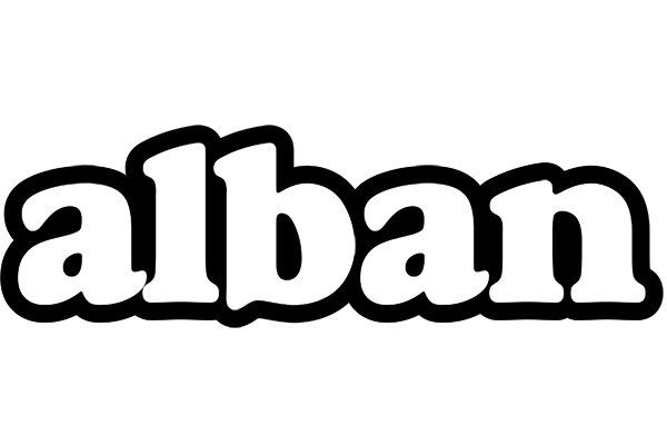 Alban panda logo
