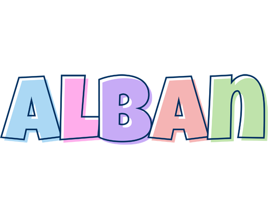 Alban pastel logo