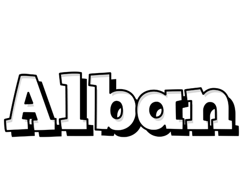 Alban snowing logo
