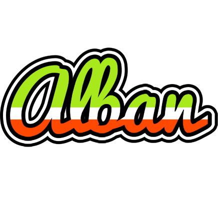 Alban superfun logo