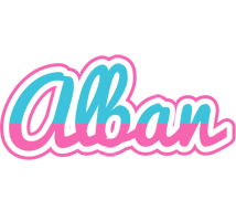 Alban woman logo