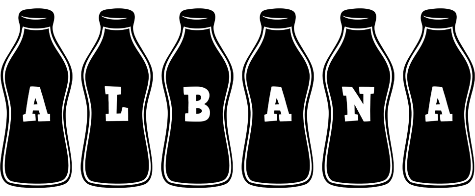 Albana bottle logo