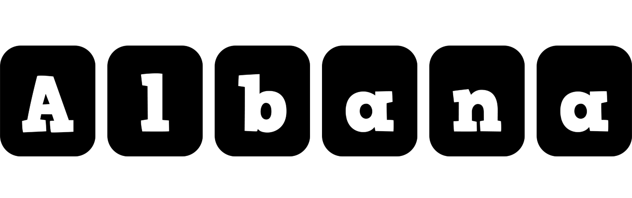 Albana box logo