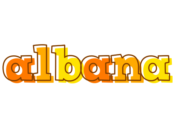 Albana desert logo