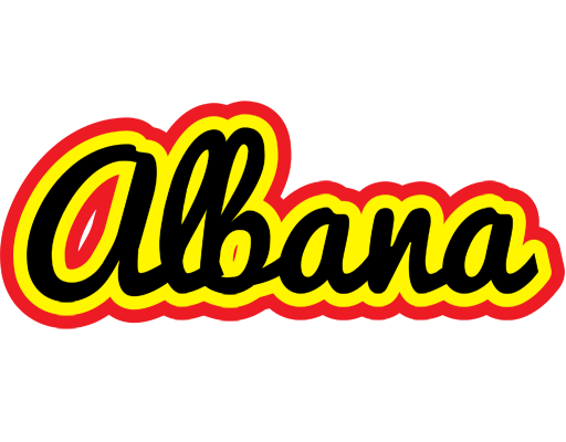 Albana flaming logo