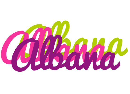 Albana flowers logo