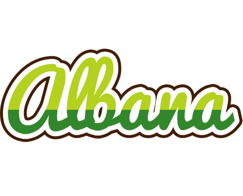 Albana golfing logo