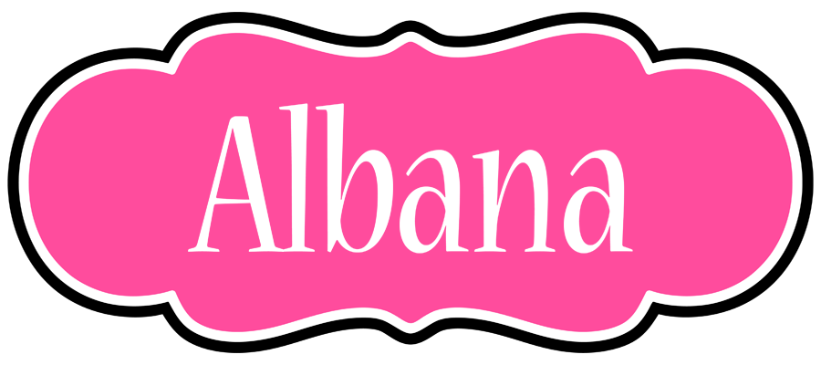 Albana invitation logo