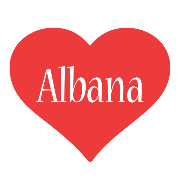 Albana love logo
