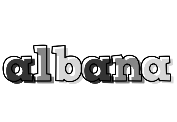 Albana night logo