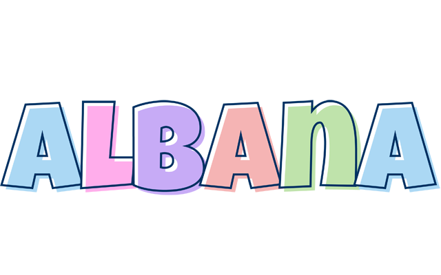 Albana pastel logo