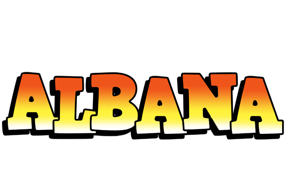 Albana sunset logo