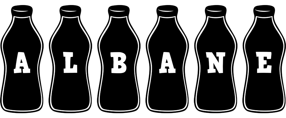 Albane bottle logo