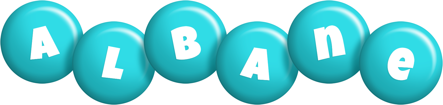 Albane candy-azur logo