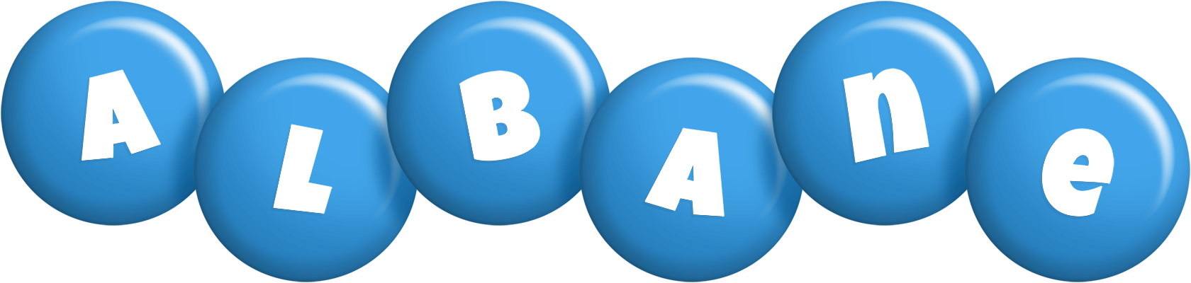 Albane candy-blue logo