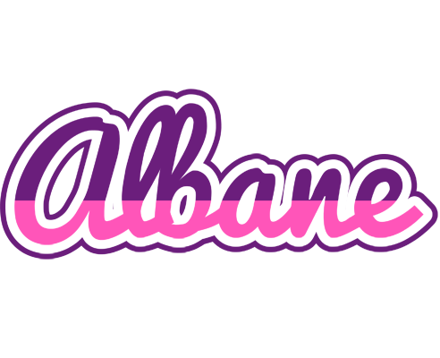 Albane cheerful logo