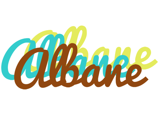 Albane cupcake logo