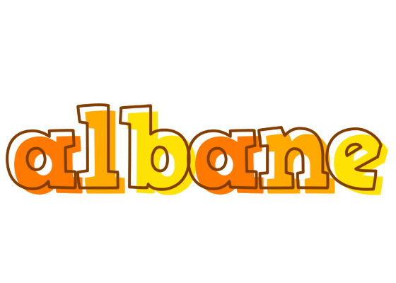 Albane desert logo