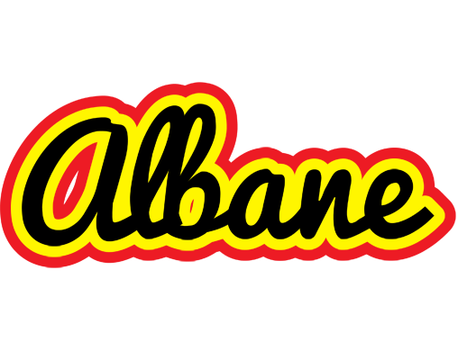 Albane flaming logo