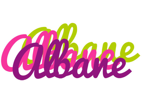 Albane flowers logo