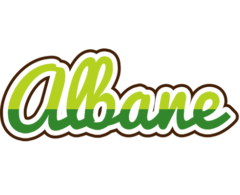 Albane golfing logo