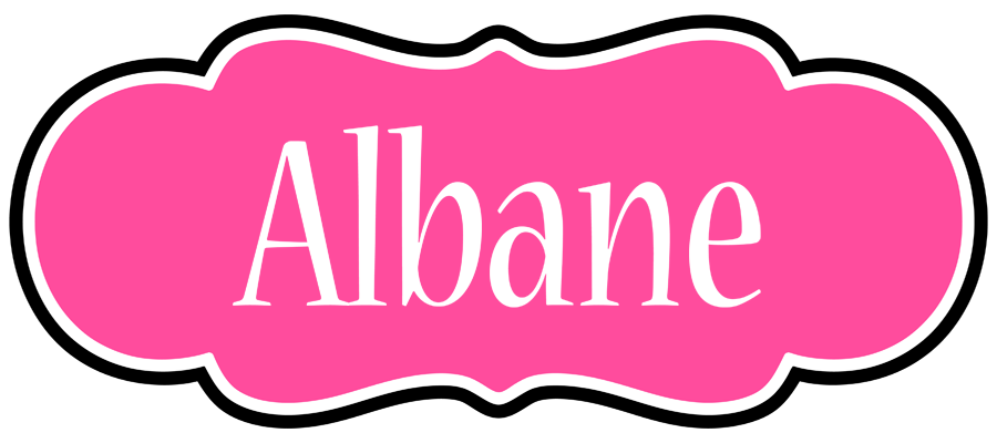 Albane invitation logo