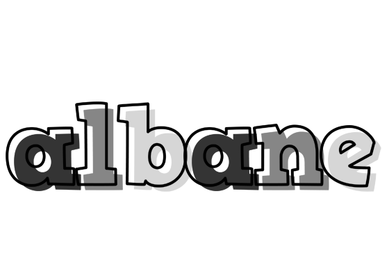 Albane night logo