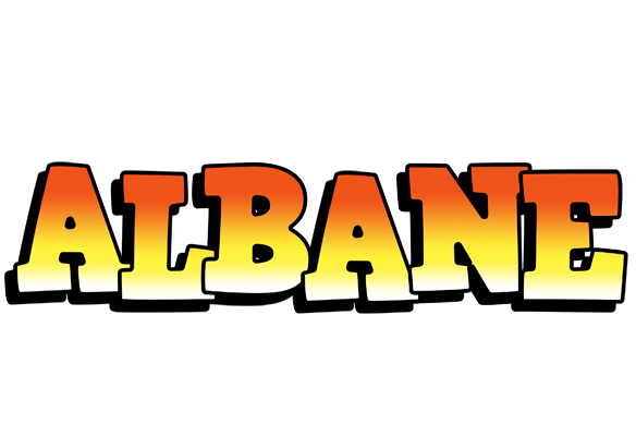 Albane sunset logo