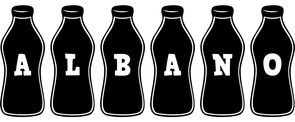 Albano bottle logo