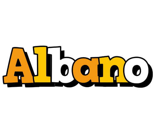 Albano cartoon logo