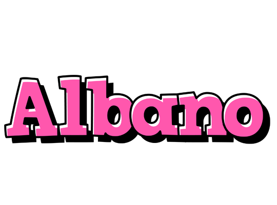 Albano girlish logo