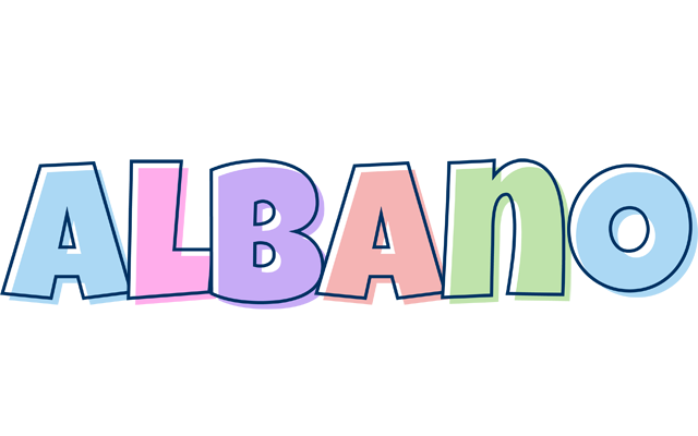 Albano pastel logo