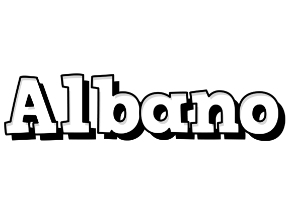 Albano snowing logo
