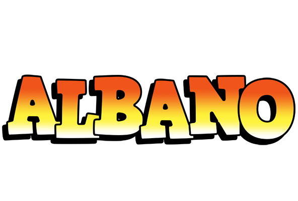 Albano sunset logo