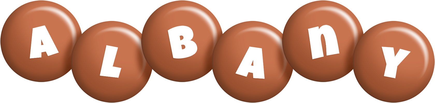 Albany candy-brown logo