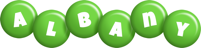 Albany candy-green logo