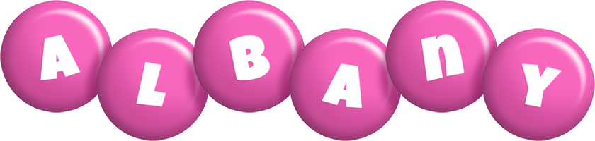 Albany candy-pink logo