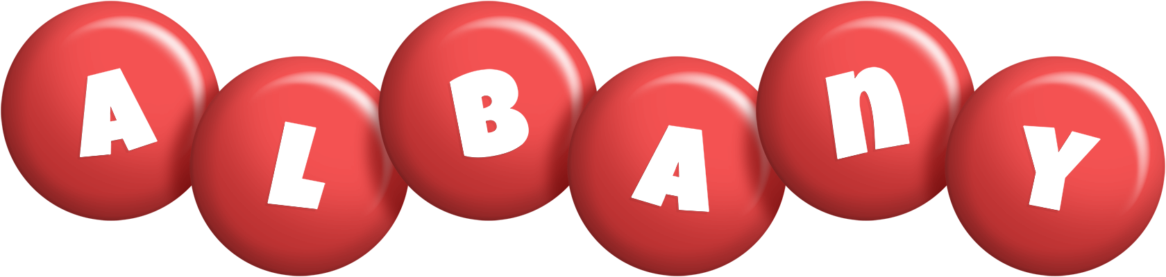 Albany candy-red logo