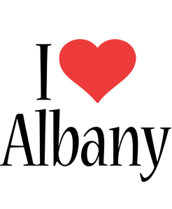 Albany i-love logo