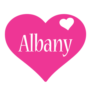 Albany love-heart logo