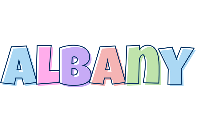 Albany pastel logo