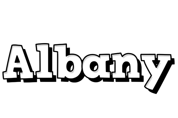 Albany snowing logo