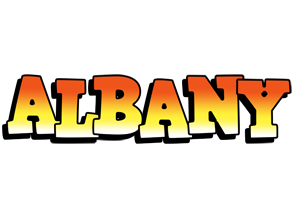 Albany sunset logo
