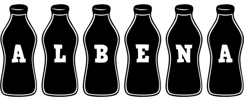 Albena bottle logo