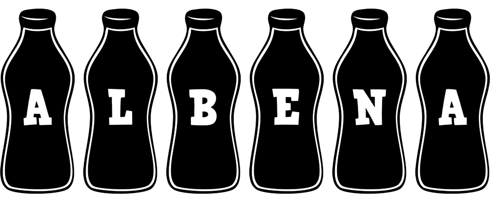 Albena bottle logo