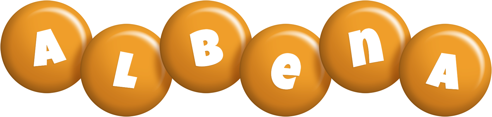 Albena candy-orange logo